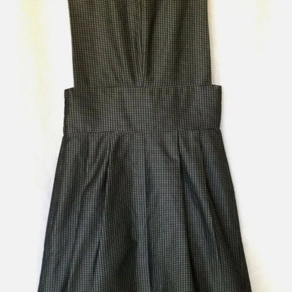 Theory Deanne Structured Grey Silver Sleeveless Mini dress with Pockets - sz 4 - Picture 4 of 6